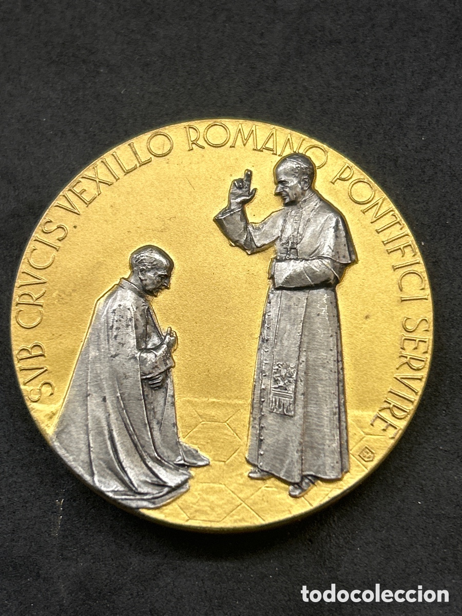 Antig&uuml;edades: Medalla religiosa 4cm di&aacute;metro - Foto 2