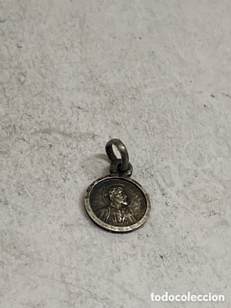 Antig&uuml;edades: Medalla de plata religiosa C301 - Foto 1