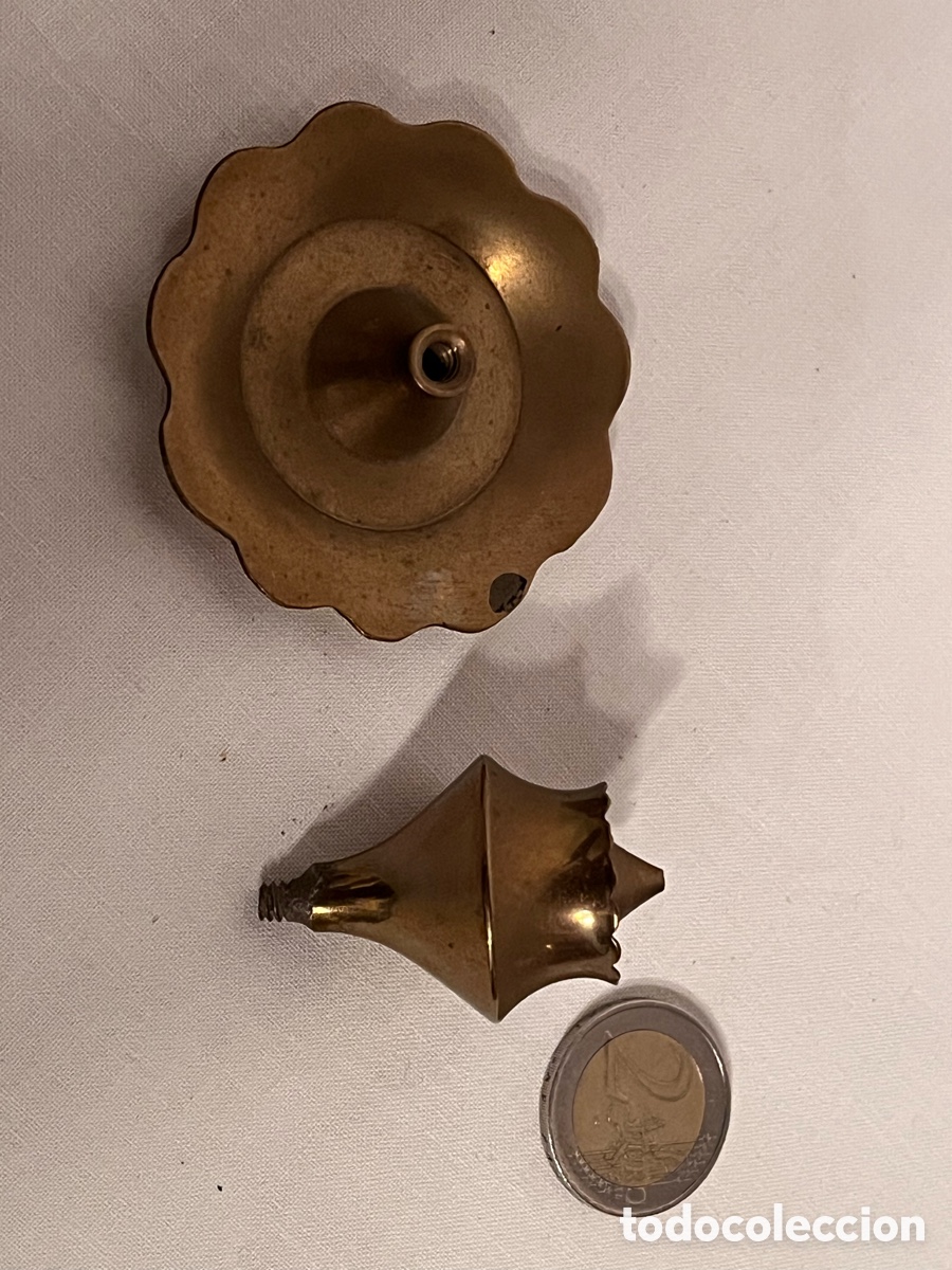 Antig&uuml;edades: Lampara de aceite en bronce - Foto 3