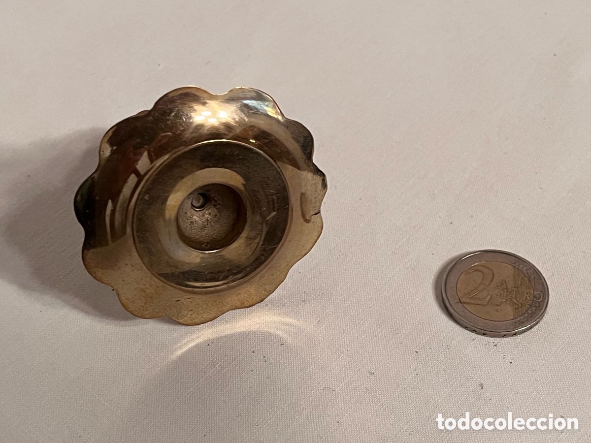 Antig&uuml;edades: Lampara de aceite en bronce - Foto 4