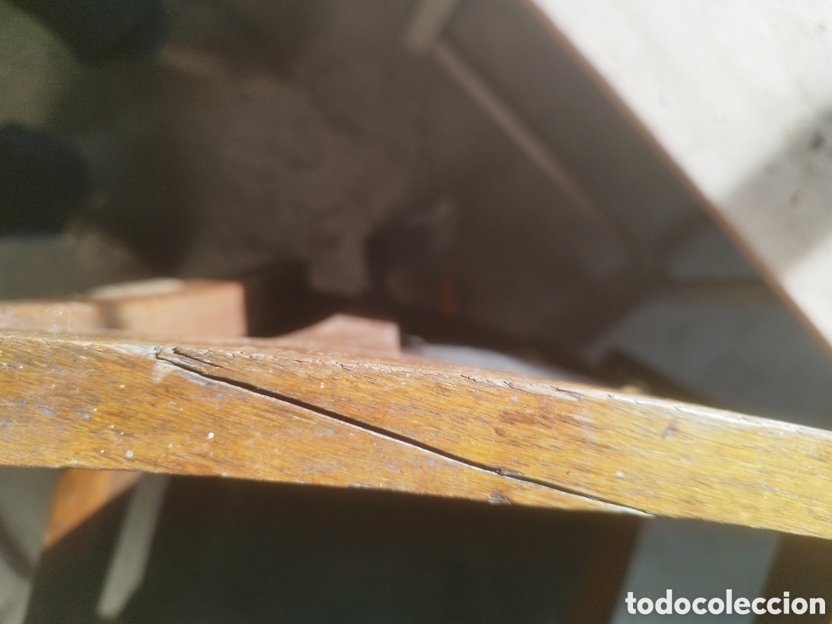 Antig&uuml;edades: Silla giratoria reclinatoria roble - Foto 3