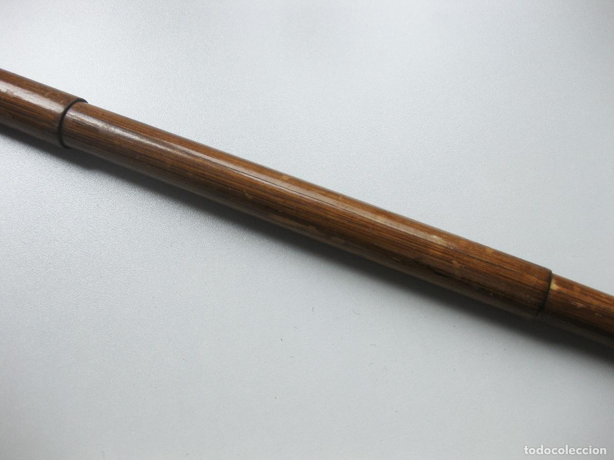 Antig&uuml;edades: PARTE DE UN ANTIGUO BAST&Oacute;N PLEGABLE O EXTENSIBLE - Foto 3