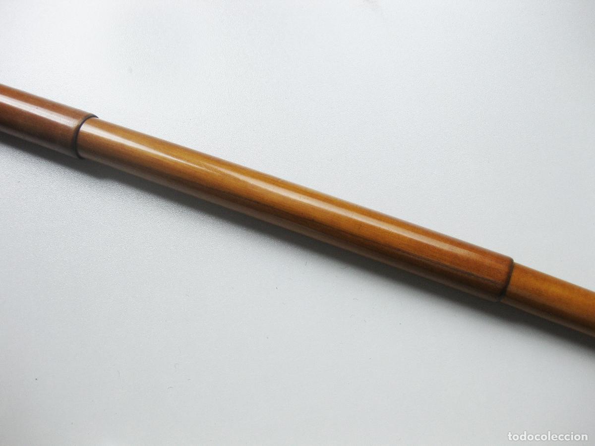 Antig&uuml;edades: PARTE DE UN ANTIGUO BAST&Oacute;N PLEGABLE O EXTENSIBLE - Foto 3
