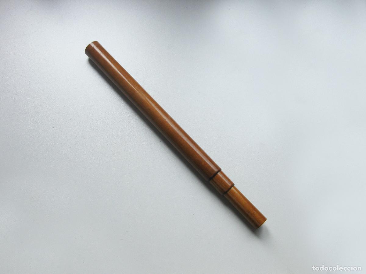Antig&uuml;edades: PARTE DE UN ANTIGUO BAST&Oacute;N PLEGABLE O EXTENSIBLE - Foto 4