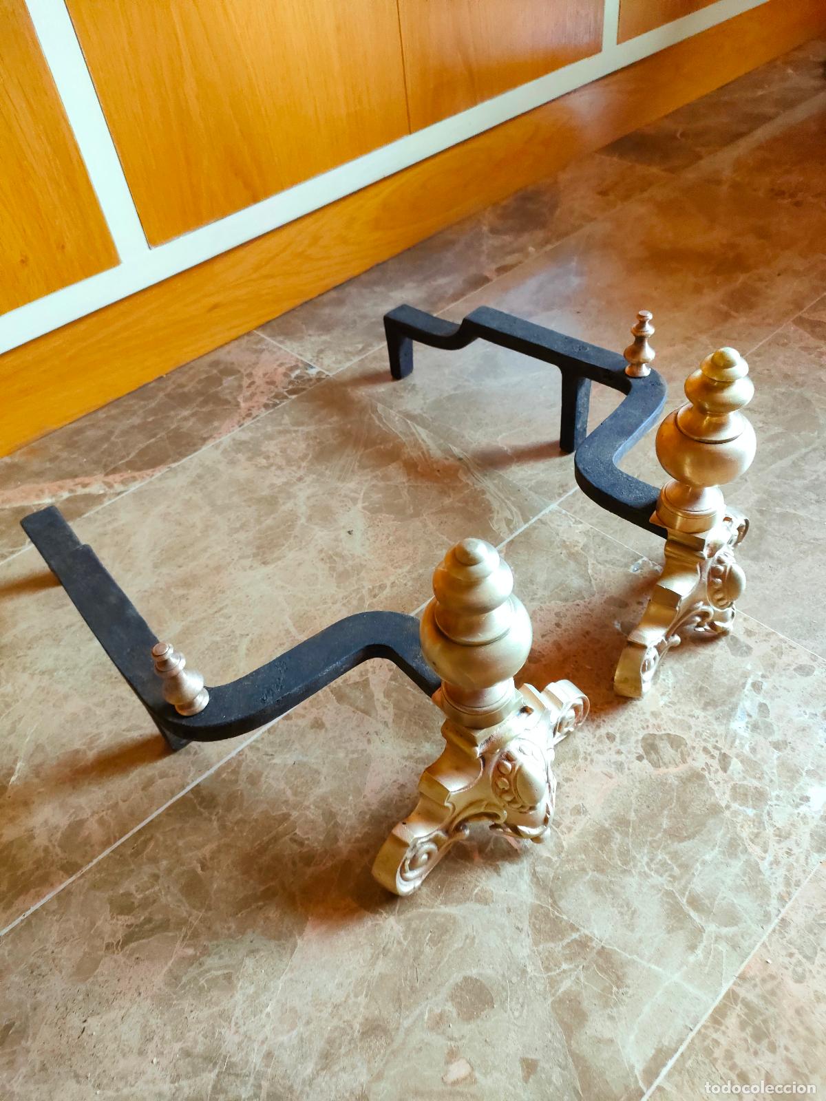 Antig&uuml;edades: ANTIGUOS MORILLOS PARA CHIMENEA - Foto 2