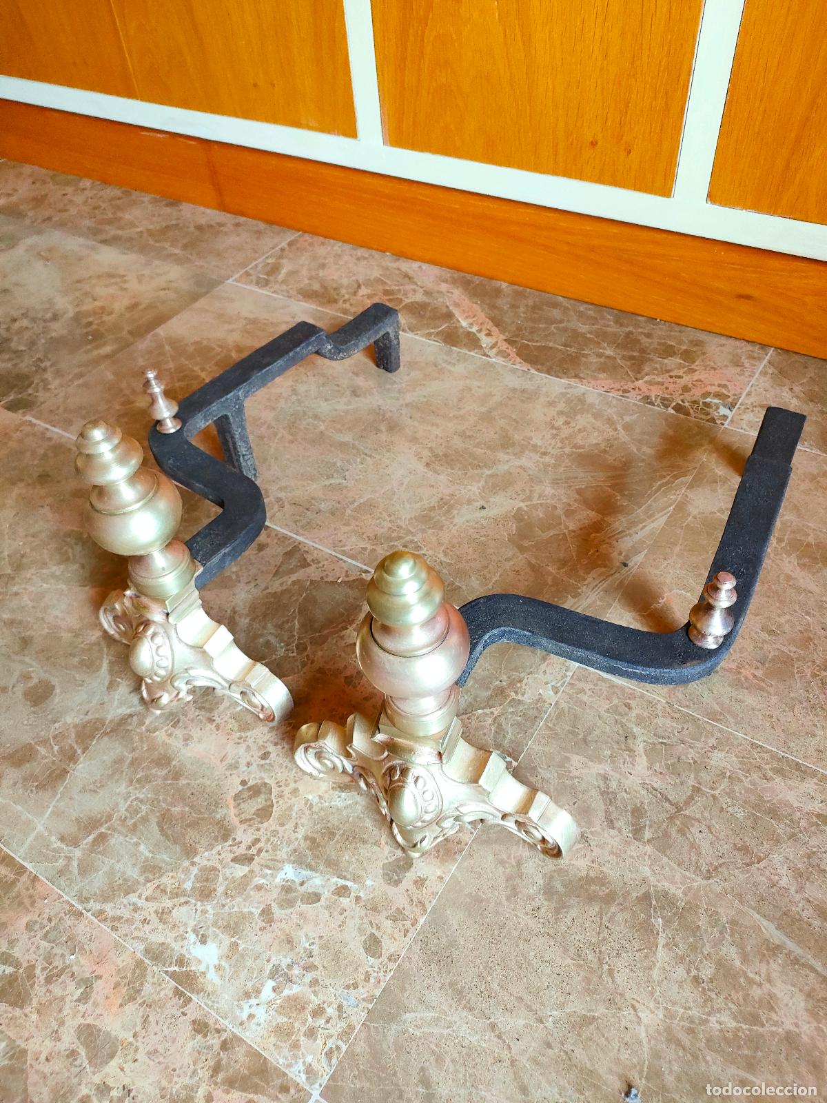 Antig&uuml;edades: ANTIGUOS MORILLOS PARA CHIMENEA - Foto 4