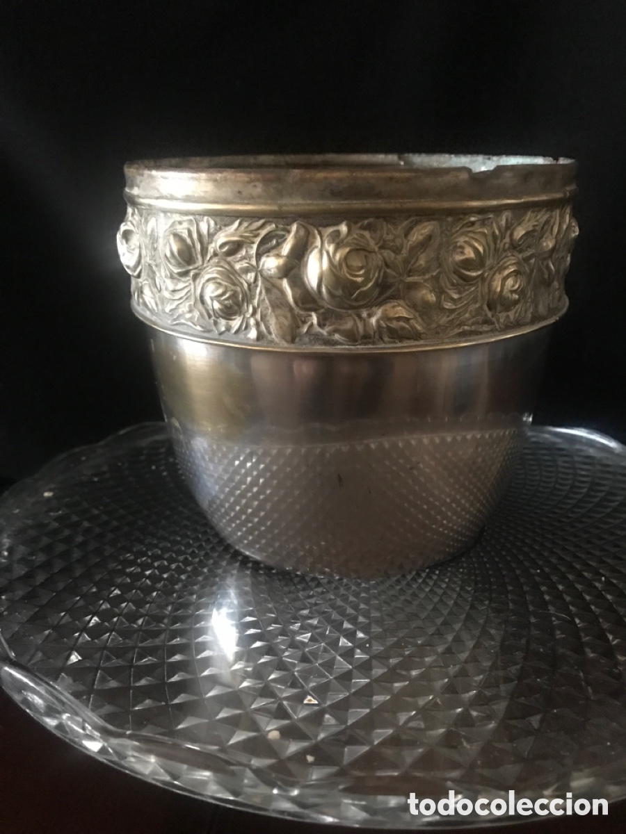 Antig&uuml;edades: Pareja maceteros Apollo Silver&Co USA - Foto 4