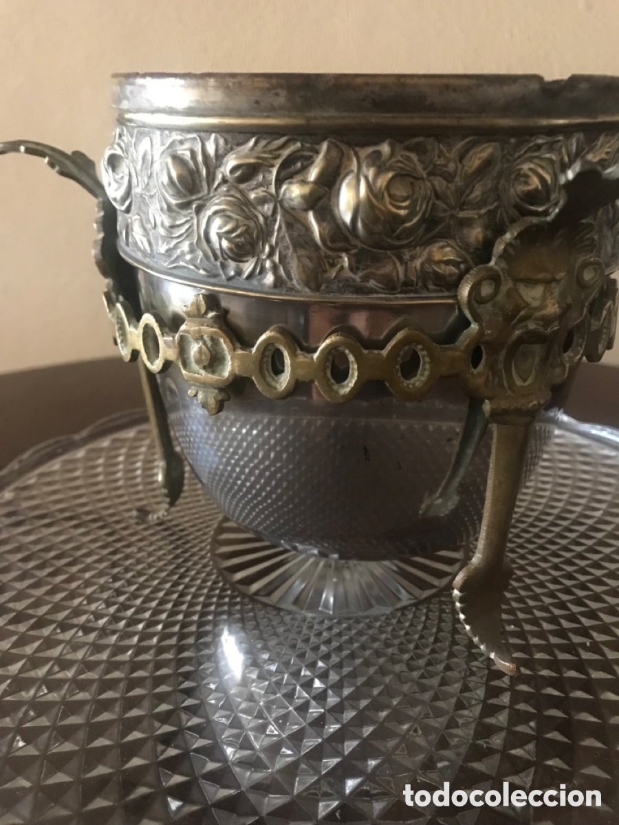 Antig&uuml;edades: Pareja maceteros Apollo Silver&Co USA - Foto 6