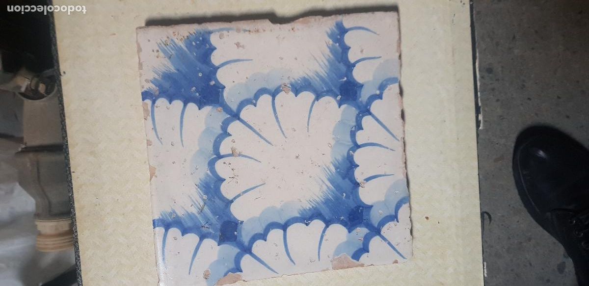 Antig&uuml;edades: UN AZULEJO DECORATIVO ESPA&Ntilde;A - Foto 3