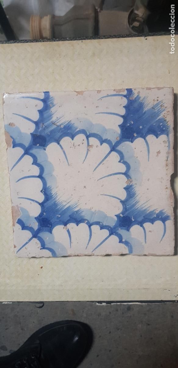 Antig&uuml;edades: UN AZULEJO DECORATIVO ESPA&Ntilde;A - Foto 4