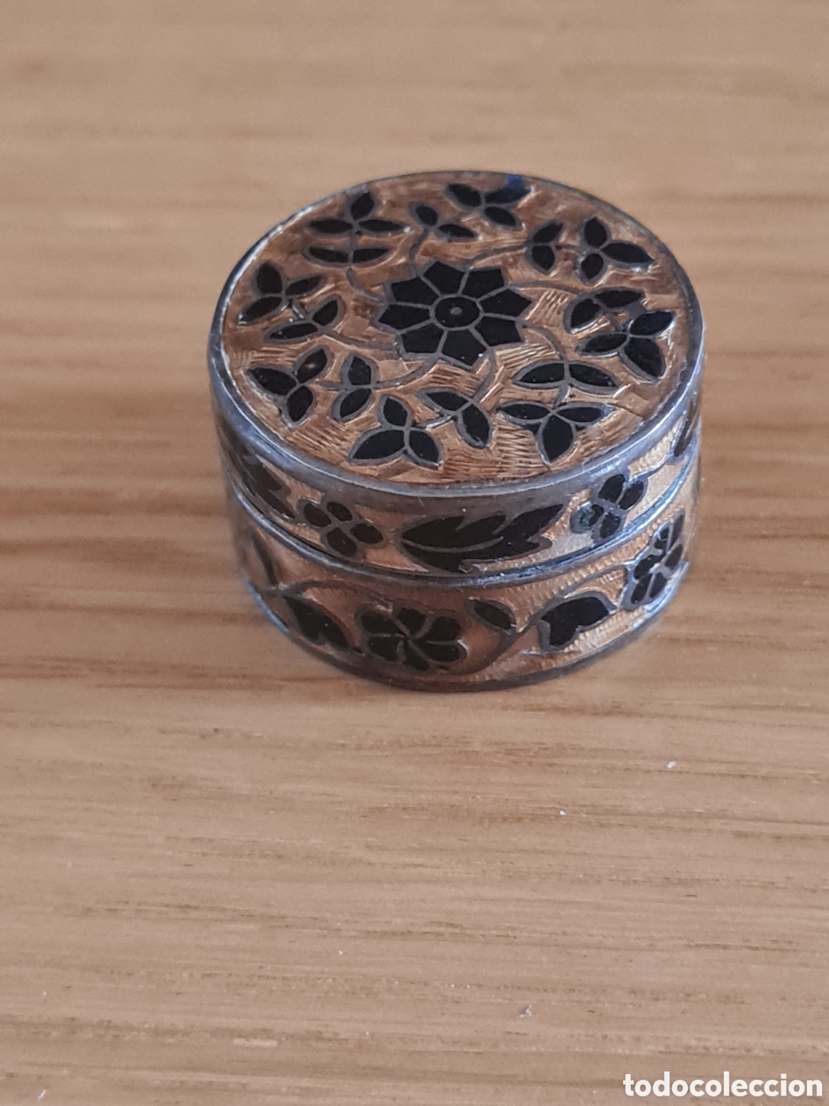 Antig&uuml;edades: PASTILLERO DE PLATA 925.ESMALTADO - Foto 1