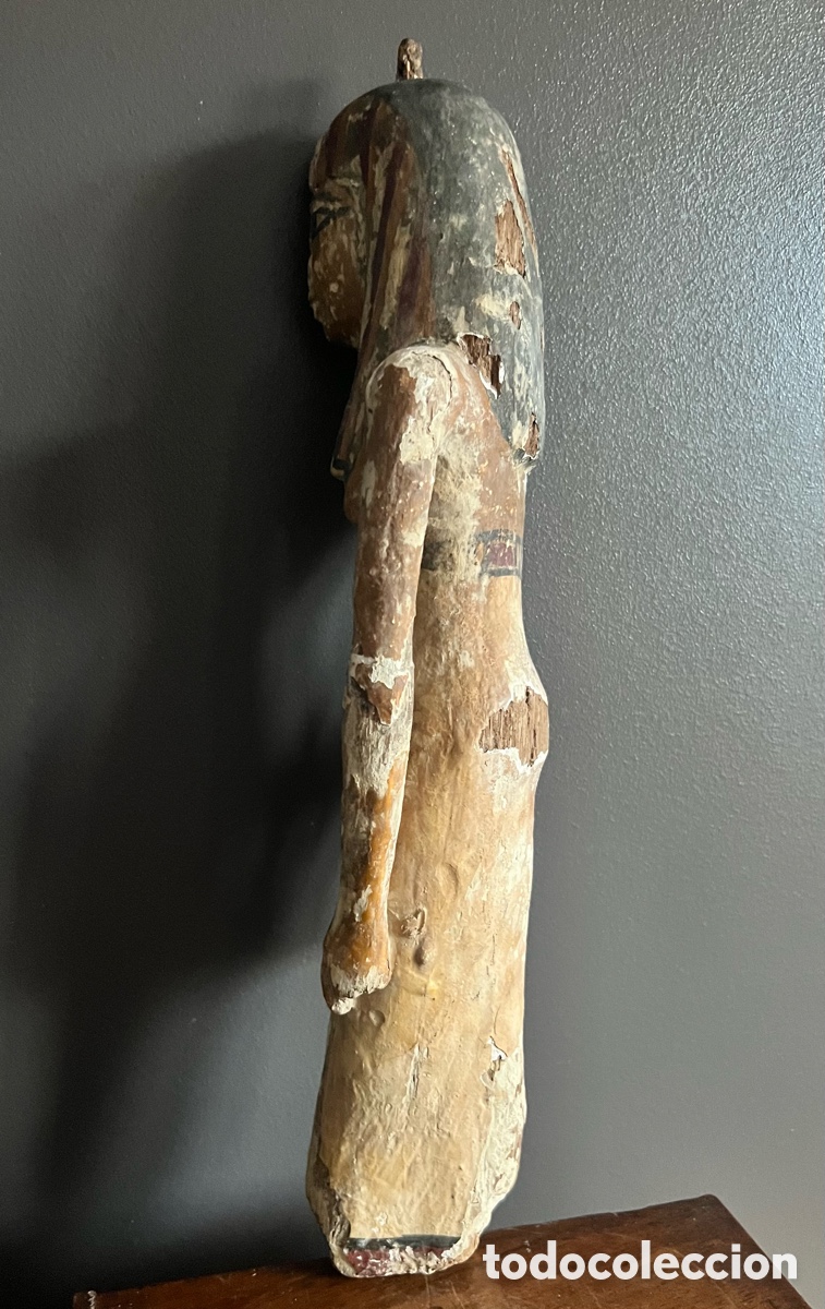 Antig&uuml;edades: Estatuilla de cortesana , madera estucado - Foto 10