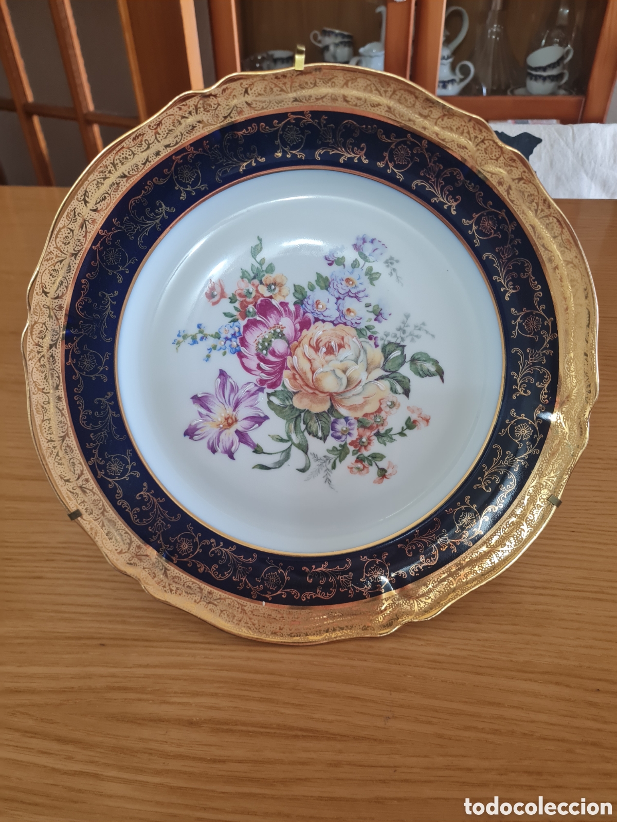 Antig&uuml;edades: PLATO PORCELANA DE LIMOGES. - Foto 1