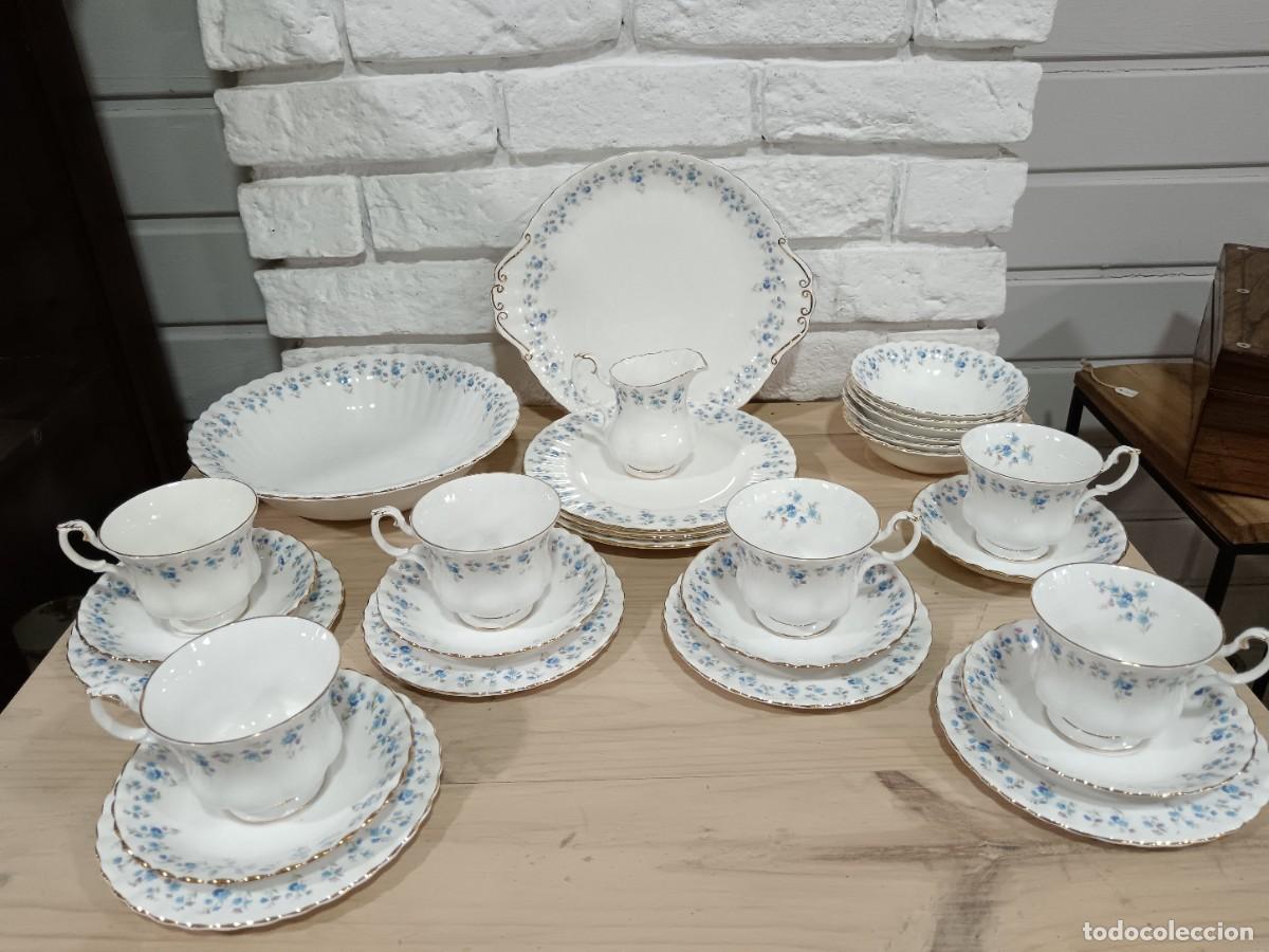 Antig&uuml;edades: JUEGO DE CAF&Eacute; ROYAL ALBERT MEMORY LANE - Foto 1