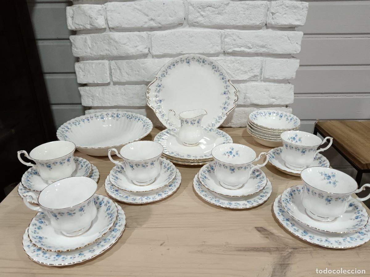 Antig&uuml;edades: JUEGO DE CAF&Eacute; ROYAL ALBERT MEMORY LANE - Foto 2