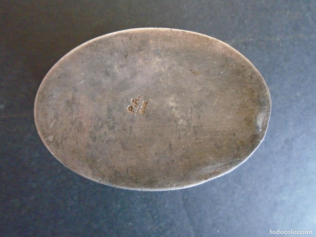 Antig&uuml;edades: (PLAN-250323)PASTILLERO DE PLATA CON ESMALTES - Foto 7