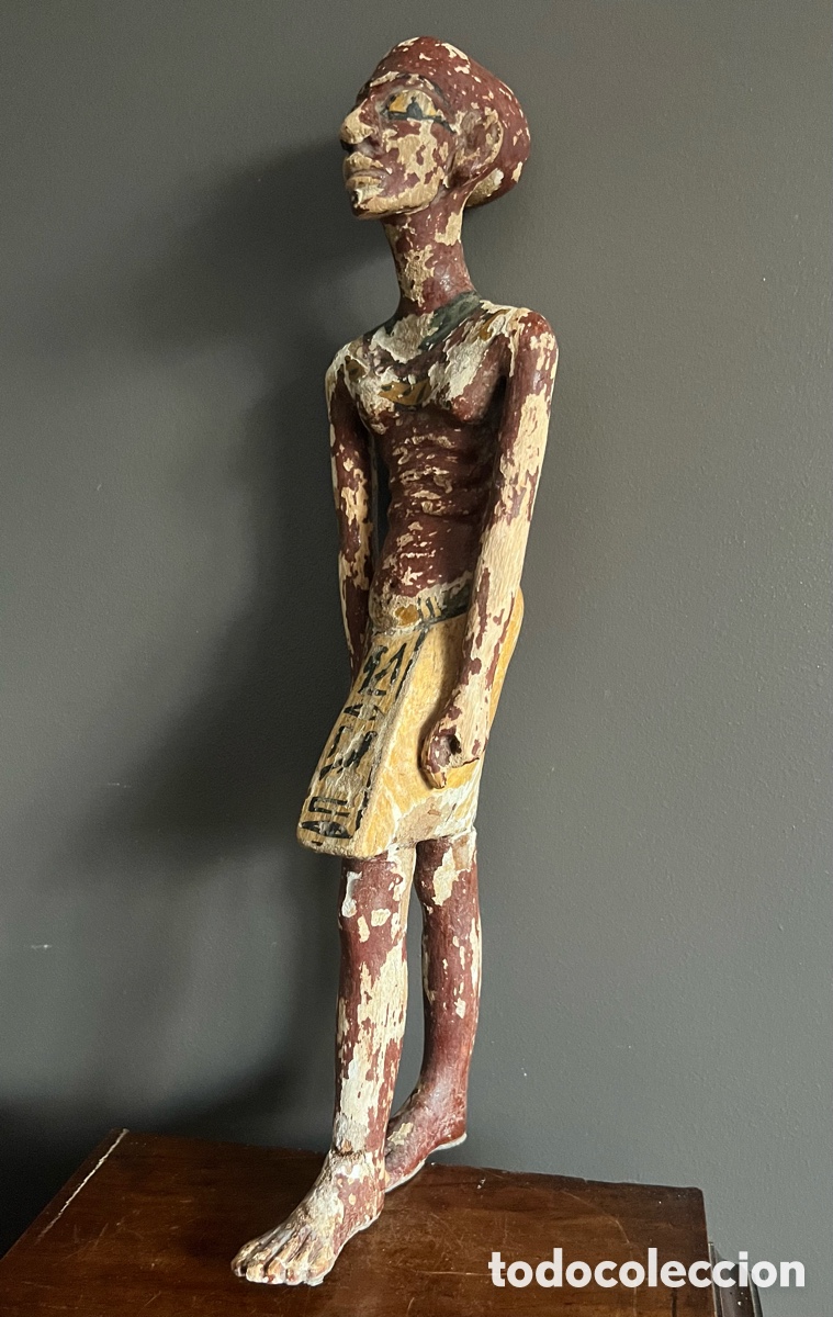 Antig&uuml;edades: Estatua de sacerdote de la &ldquo;Casa de la Vida&rdquo; - Foto 4