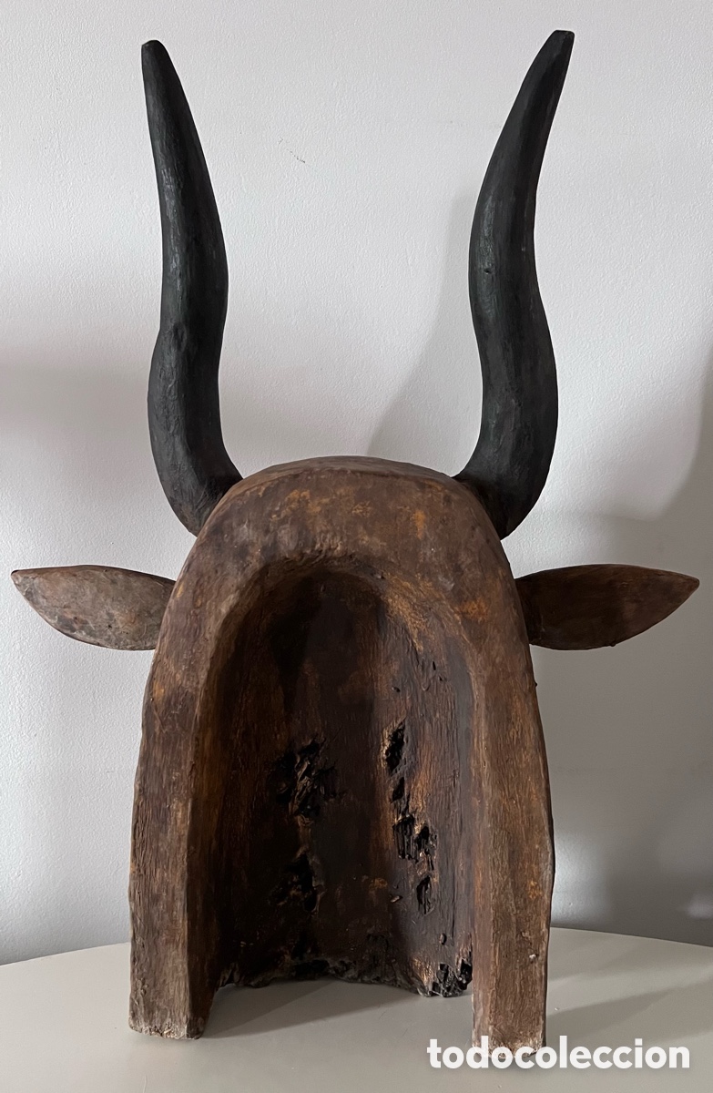 Antig&uuml;edades: Mascara de Sarc&oacute;fago representando a la diosa Hathor - Foto 17