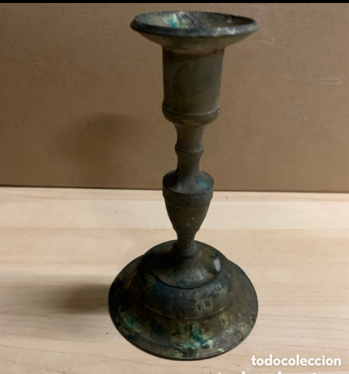 Antig&uuml;edades: Antiguo candelabro de brazo - Foto 1
