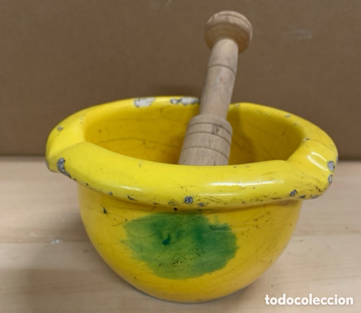 Antig&uuml;edades: Antiguo mortero cer&aacute;mica - Foto 1