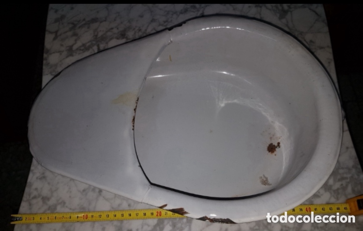Antig&uuml;edades: Lote orinal y vacinilla cu&ntilde;a - Foto 3
