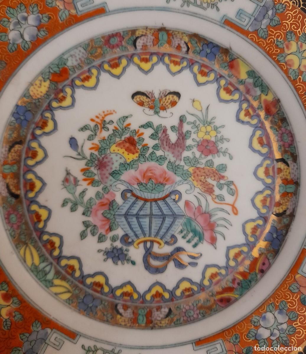 Antig&uuml;edades: PLATO PORCELANA ORIENTAL. - Foto 3