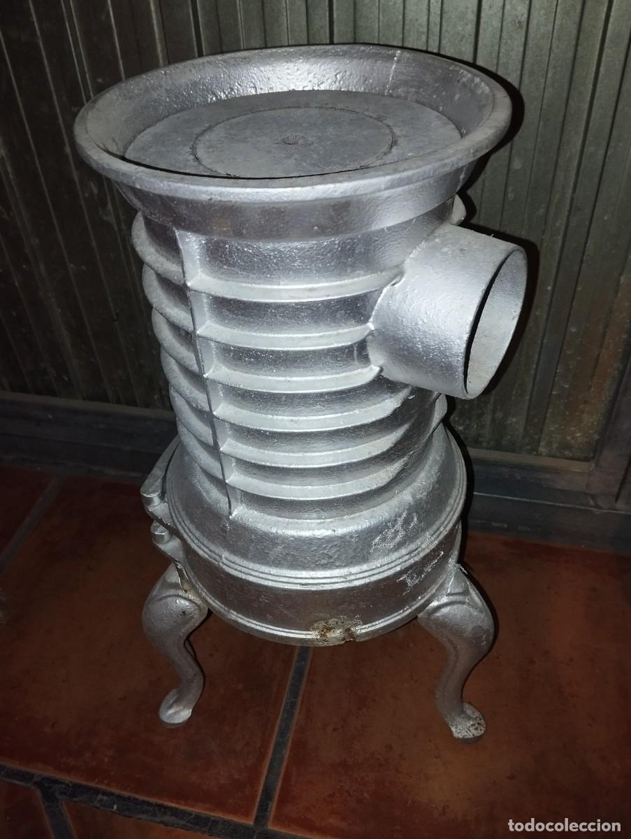 Antig&uuml;edades: Estufa de hierro fundido - Foto 4