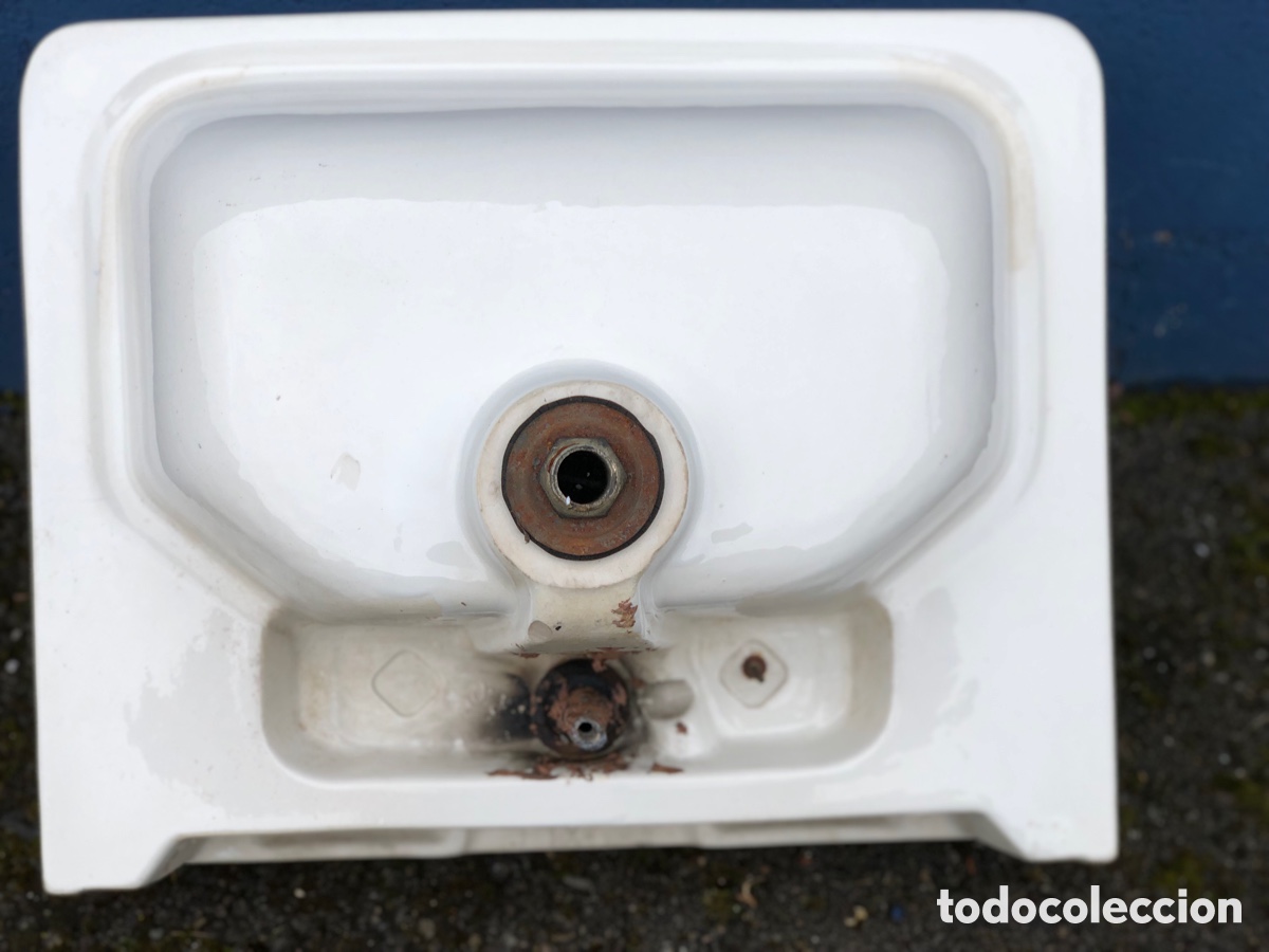 Antig&uuml;edades: ANTIGUO LAVABO ROCA CON GRIFO - Foto 8