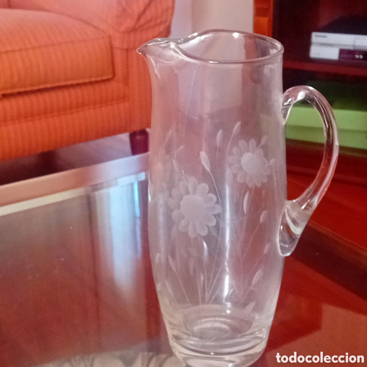 Antig&uuml;edades: Preciisa jarra de cristal tallada - Foto 1