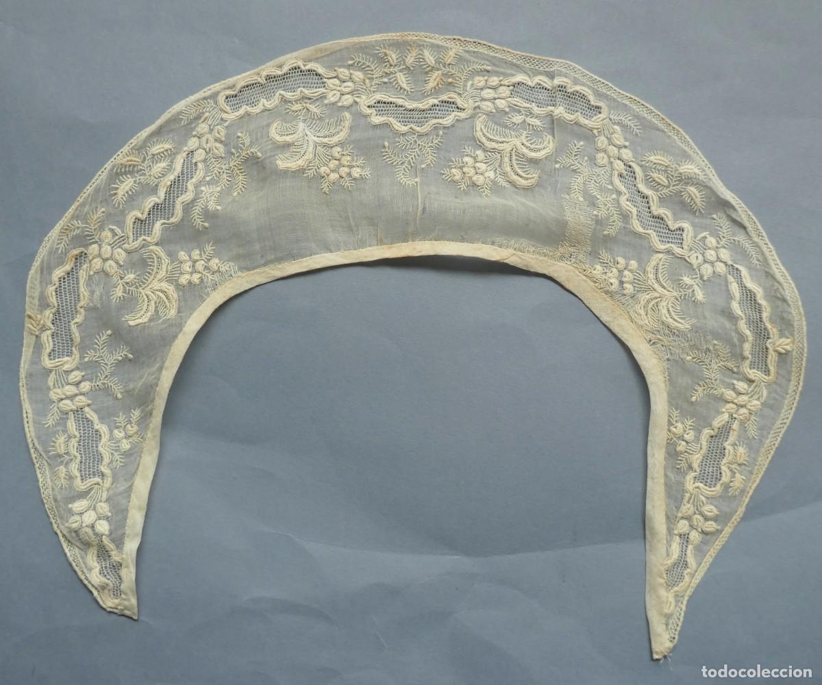 Antig&uuml;edades: ANTIGUO CUELLO BORDADO S.XIX - Foto 1