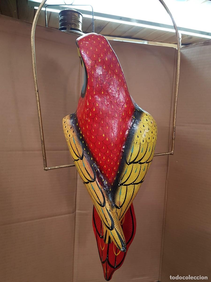 Antig&uuml;edades: ANTIGUO LORO EN PAPEL MACHE - Foto 6