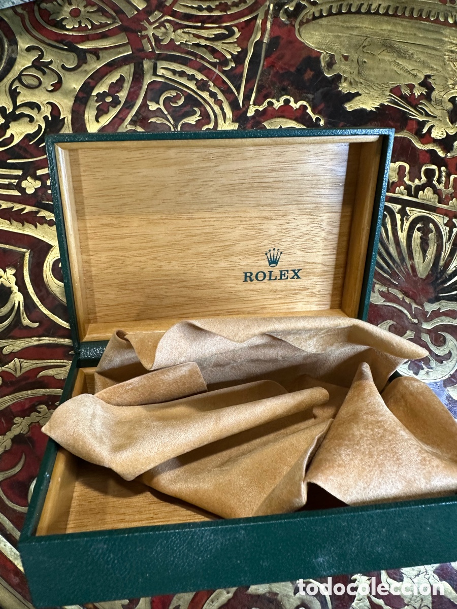 Antig&uuml;edades: Caja rolex aut&eacute;ntica sin reloj - Foto 2