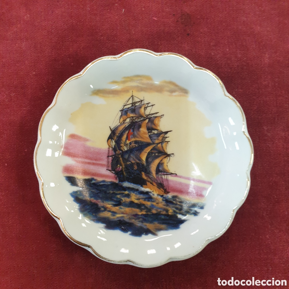 Antig&uuml;edades: Platillo porcelana made Spain - Foto 1