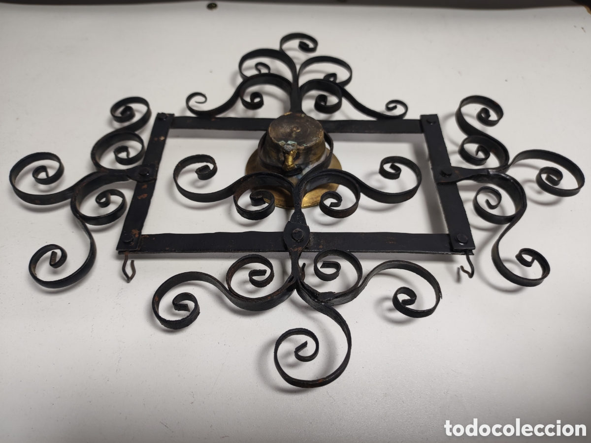 Antig&uuml;edades: Espetera con almirez peque&ntilde;o - Foto 3