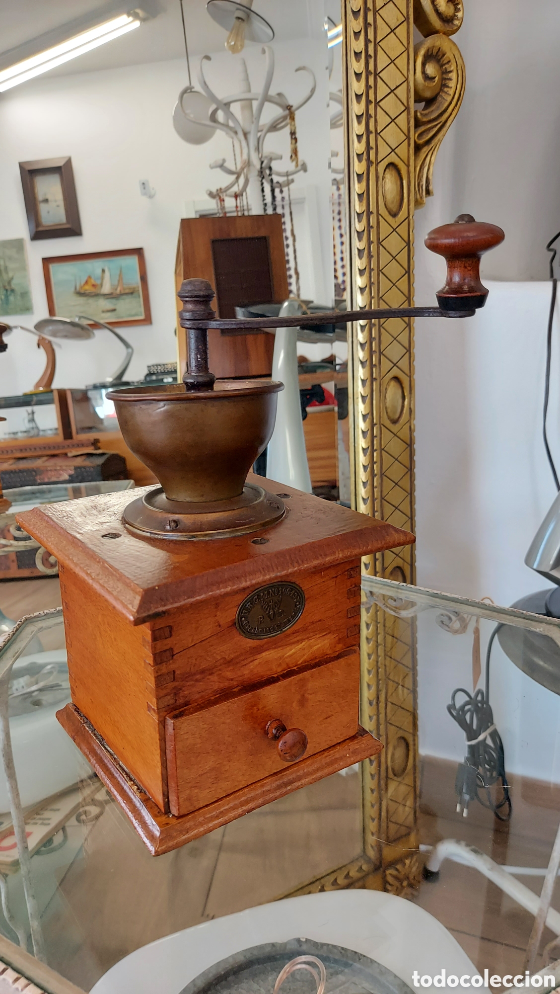 Oggetti Antichi: Molinillo de caf&eacute; Alem&aacute;n Peter Dienes circa 1940