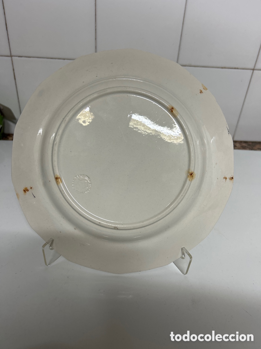 Antig&uuml;edades: Plato de sargadelos tercera &eacute;poca - Foto 2