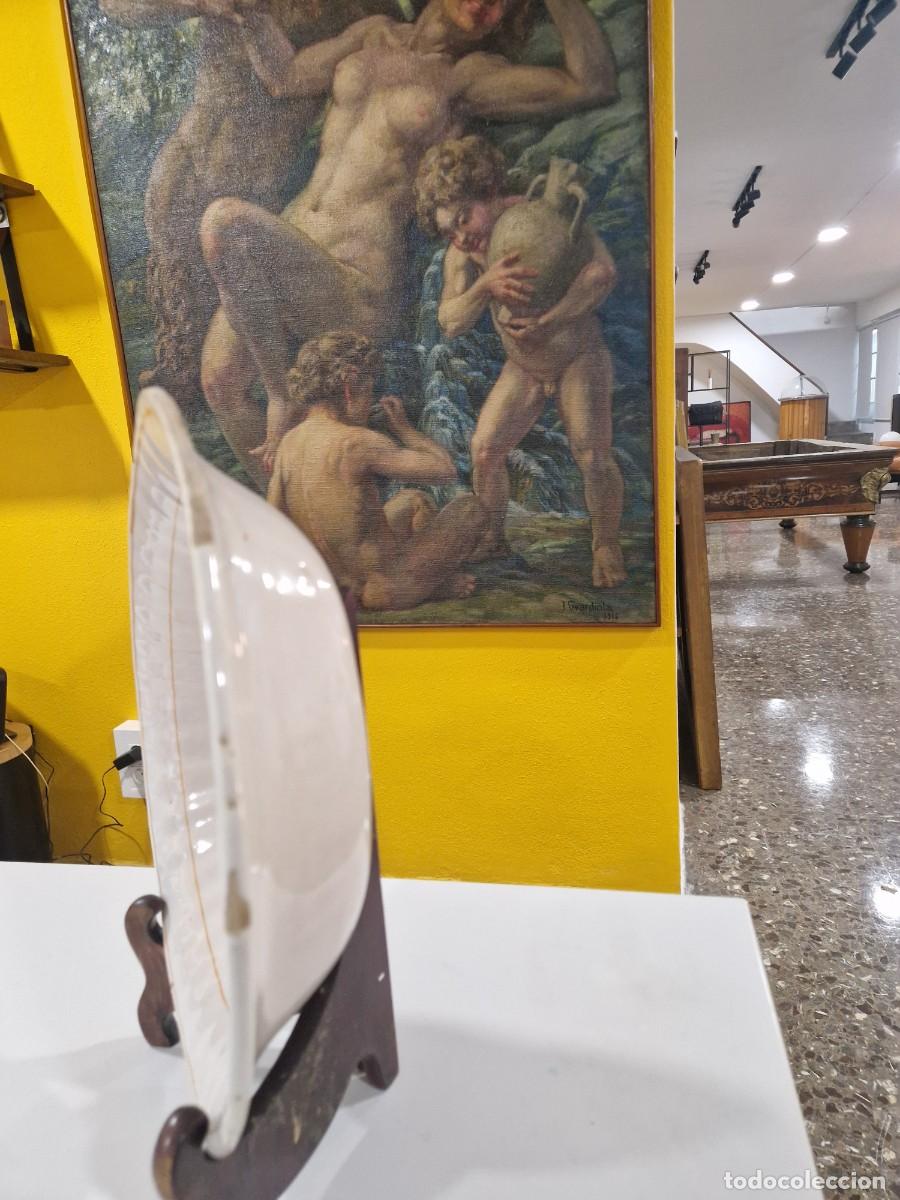 Antig&uuml;edades: Plato Manises hondo 27,50 cm - Foto 2