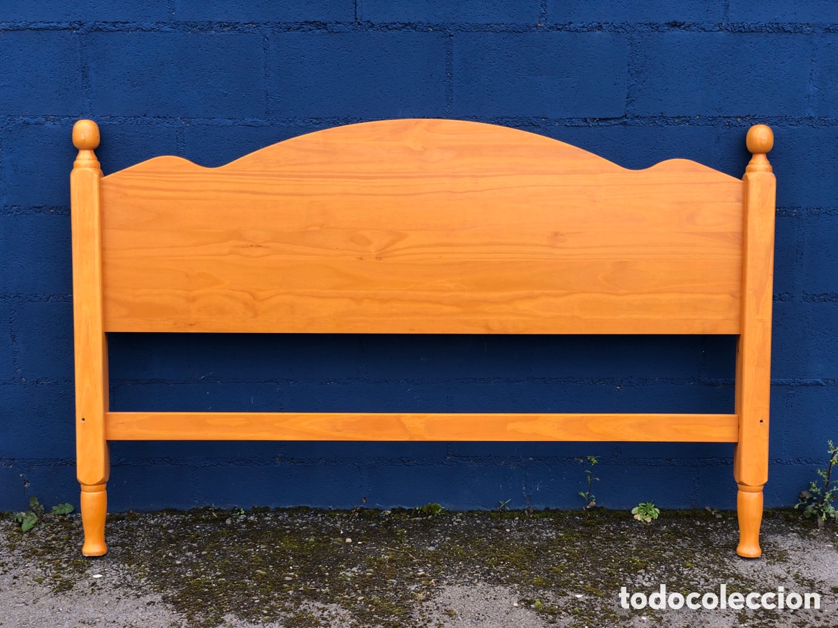 Antig&uuml;edades: CABECERO DE CAMA MADERA MACIZA 157 cm. - Foto 10