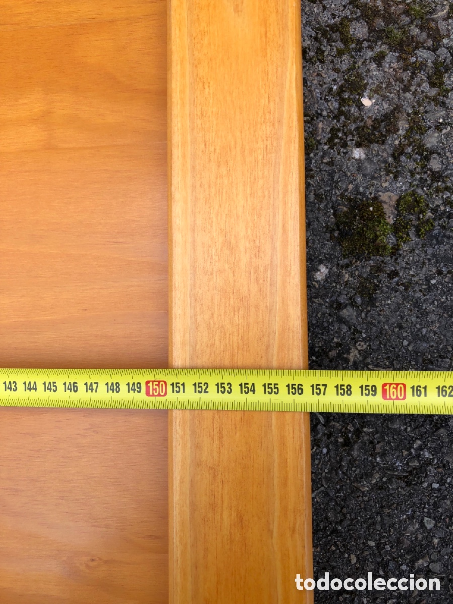 Antig&uuml;edades: CABECERO DE CAMA MADERA MACIZA 157 cm. - Foto 11