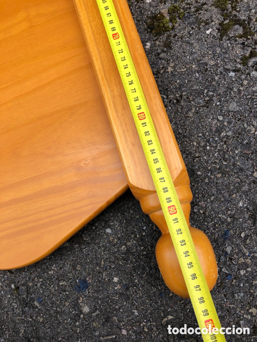 Antig&uuml;edades: CABECERO DE CAMA MADERA MACIZA 157 cm. - Foto 12