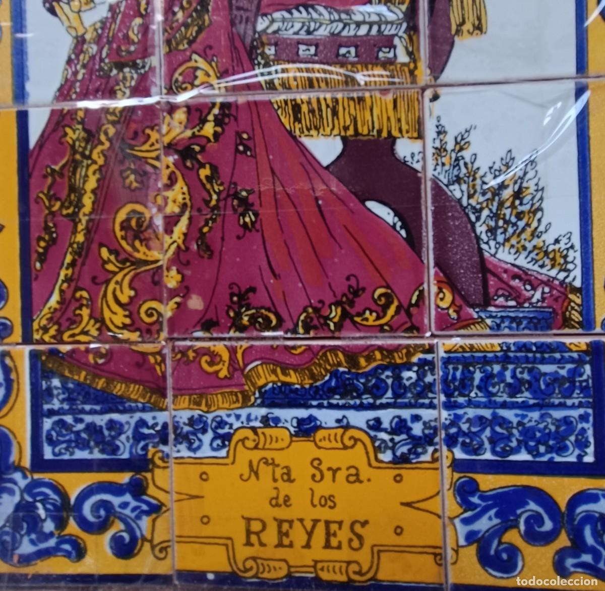 Antig&uuml;edades: AZULEJOS. NUESTRA SE&Ntilde;ORA DE LOS REYES. (Nuevo) - Foto 2
