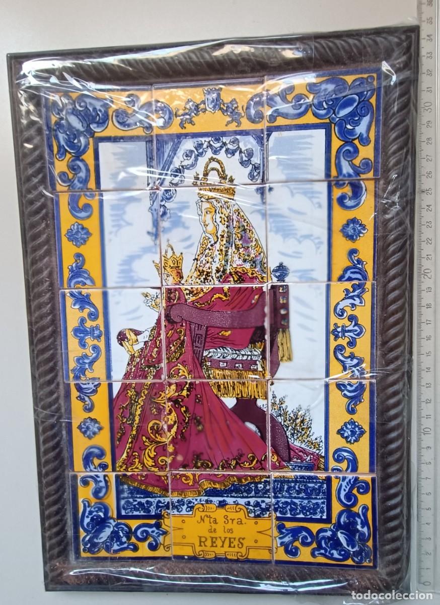 Antig&uuml;edades: AZULEJOS. NUESTRA SE&Ntilde;ORA DE LOS REYES. (Nuevo) - Foto 4