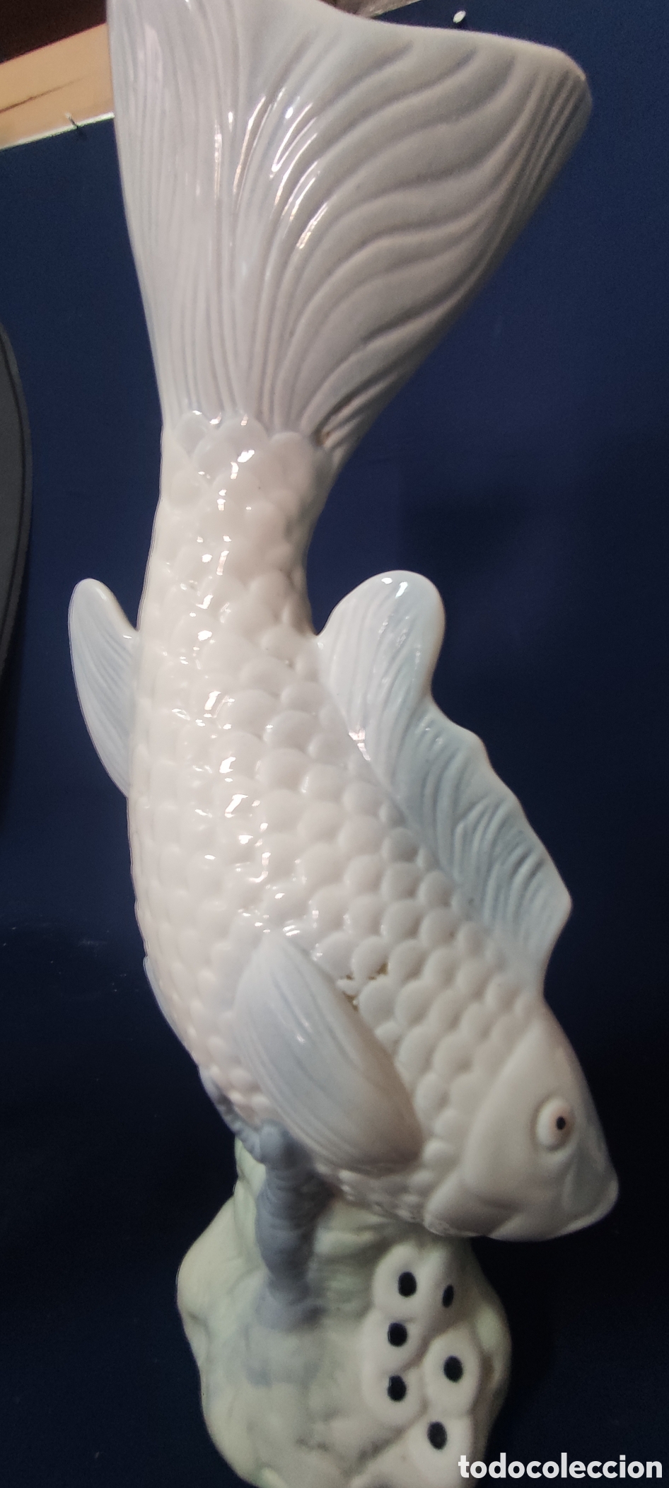 Antig&uuml;edades: Figura decorativa pez - Foto 2