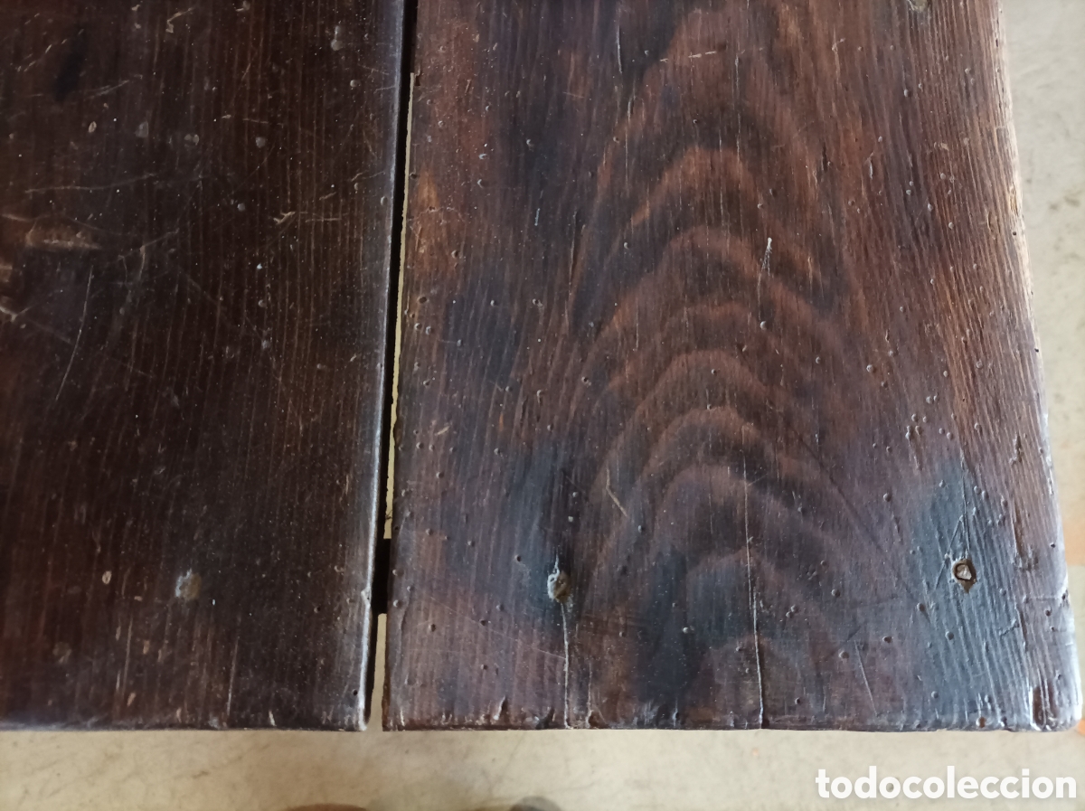 Antig&uuml;edades: Mesa r&uacute;stica en madera de pino - Foto 8
