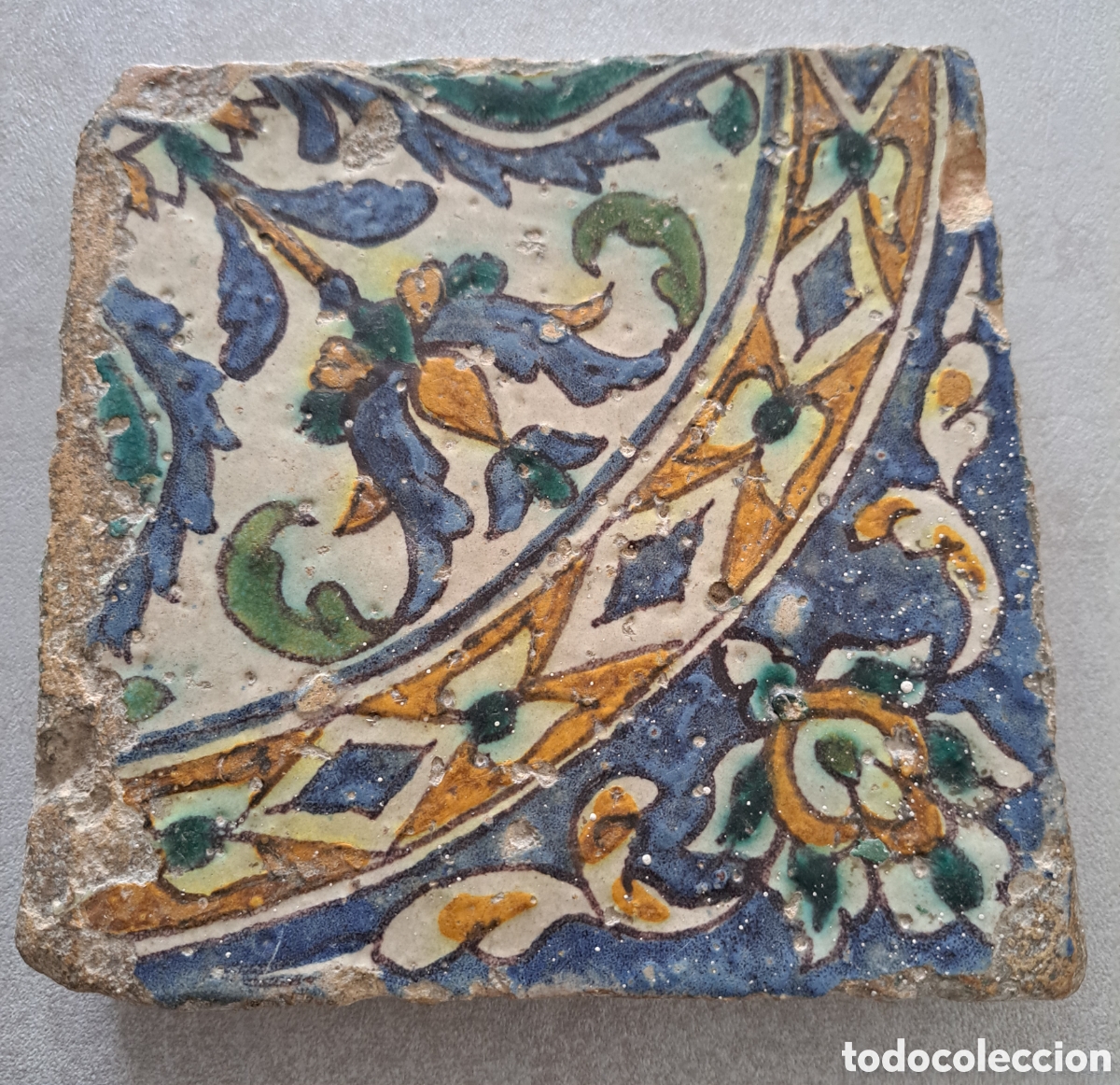 Antig&uuml;edades: AZULEJO POSIBLE TUNEZ. - Foto 6