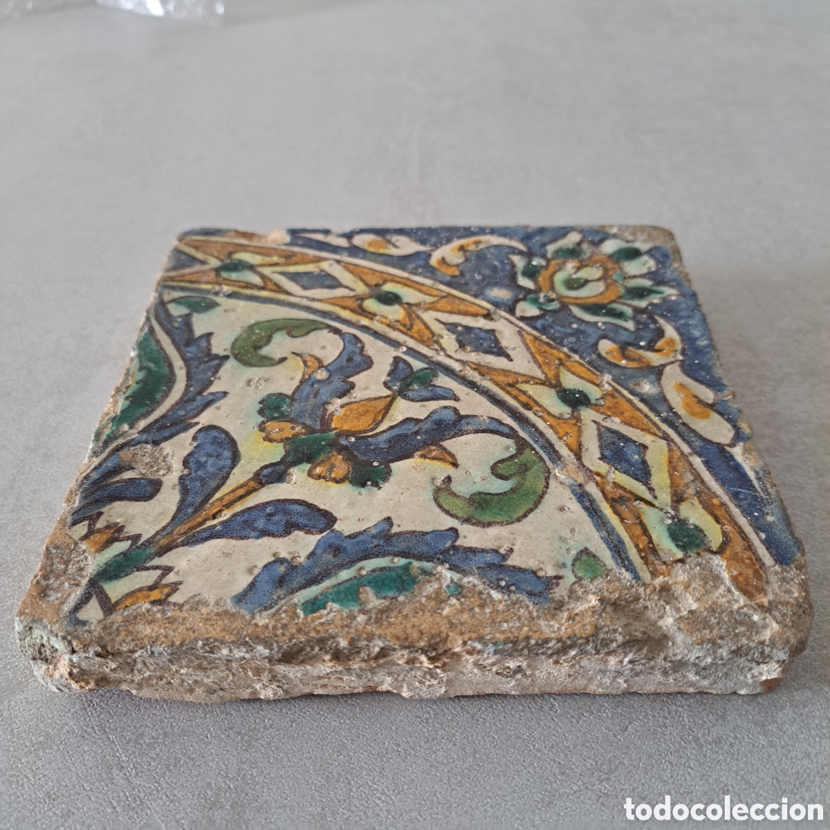 Antig&uuml;edades: AZULEJO POSIBLE TUNEZ. - Foto 7