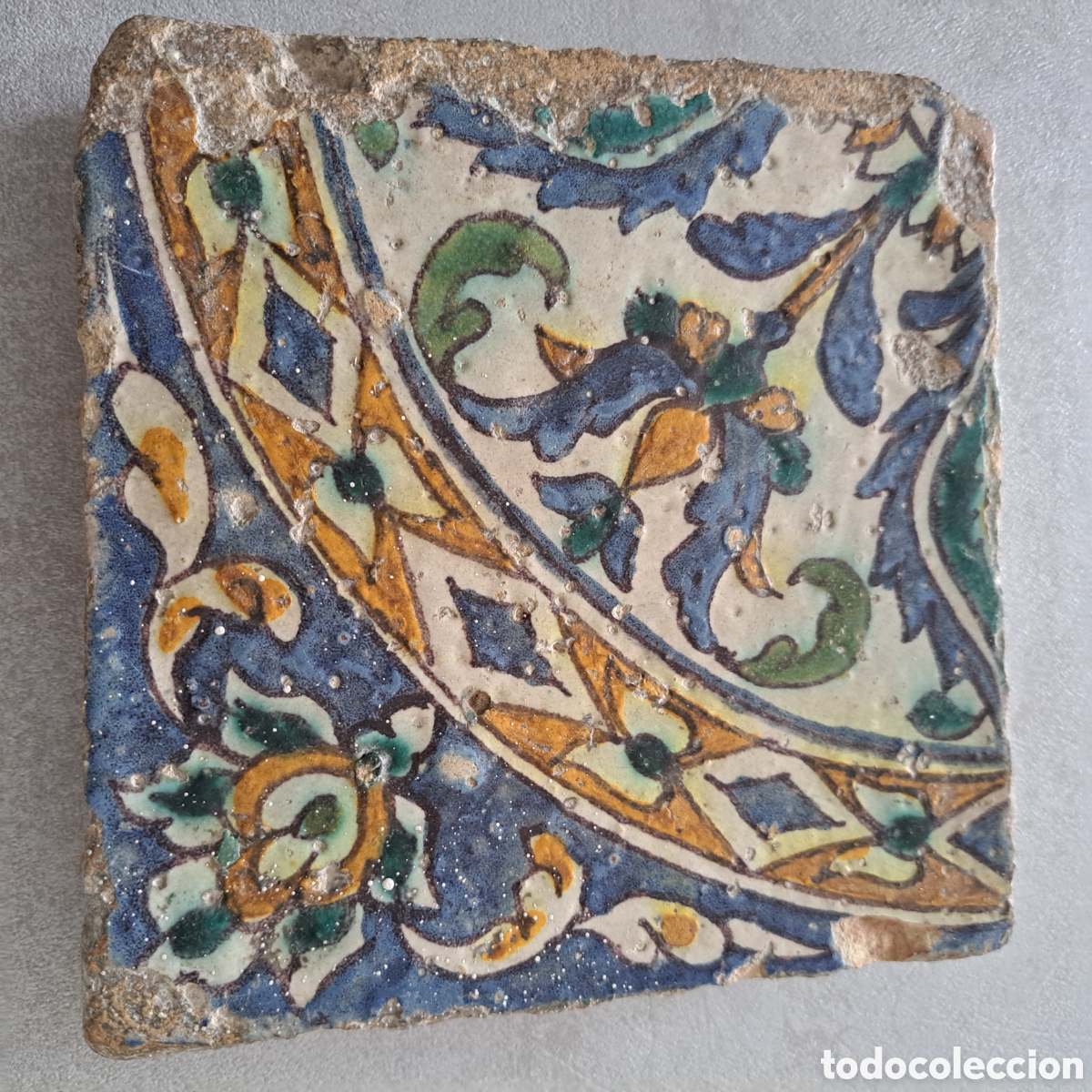 Antig&uuml;edades: AZULEJO POSIBLE TUNEZ. - Foto 12