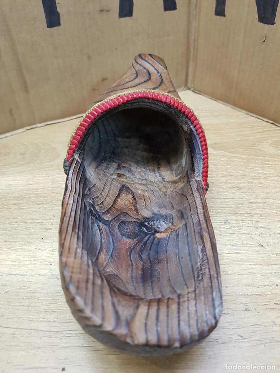 Antig&uuml;edades: ANTIGUO SUECO/ZAPATO DE MADERA - Foto 3