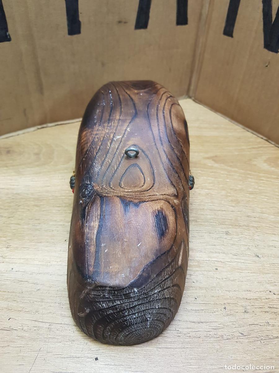 Antig&uuml;edades: ANTIGUO SUECO/ZAPATO DE MADERA - Foto 4