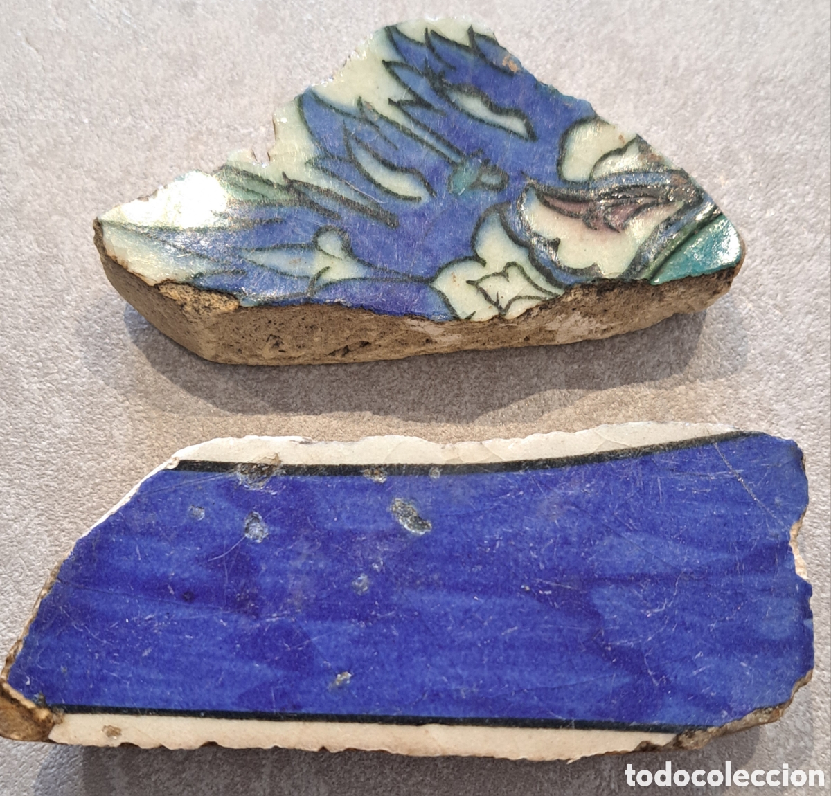Antig&uuml;edades: Fragmentos azulejos Iznik. - Foto 2